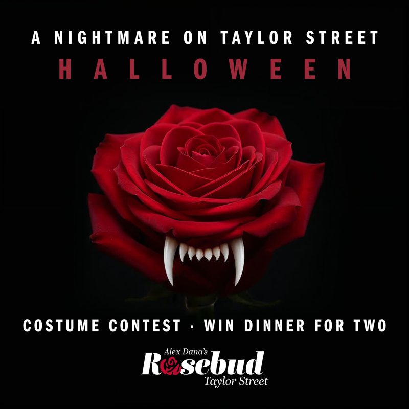 Rosebud Hallowen With Text